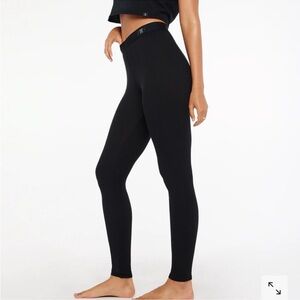 Black Caviar Rib Xssentials High-Waist Legging by Savage X Fenty